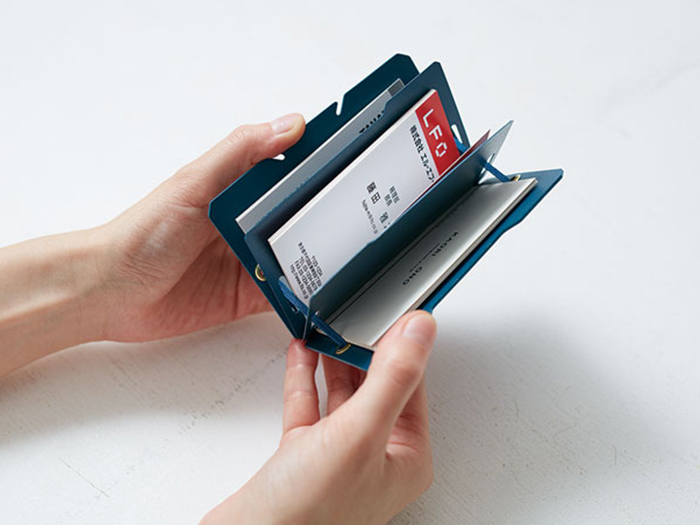 Card holder type  can store business cards or shopping cards.